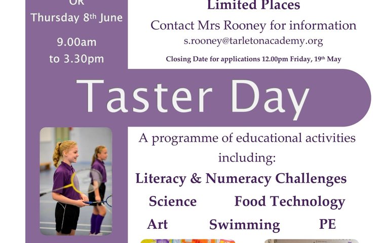 Image of Taster Days at Tarleton Academy