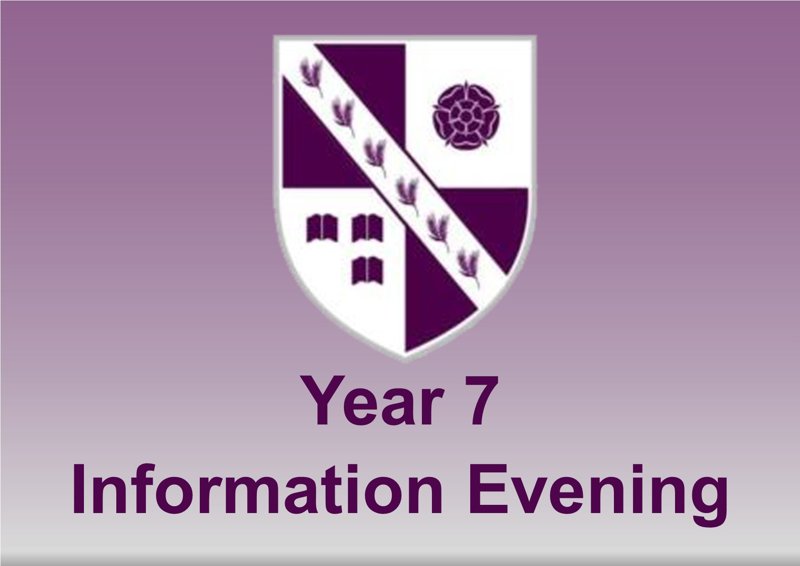 Image of Year 7 Parents’ Information Evening